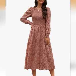 Floral Smocked Tiered Dress